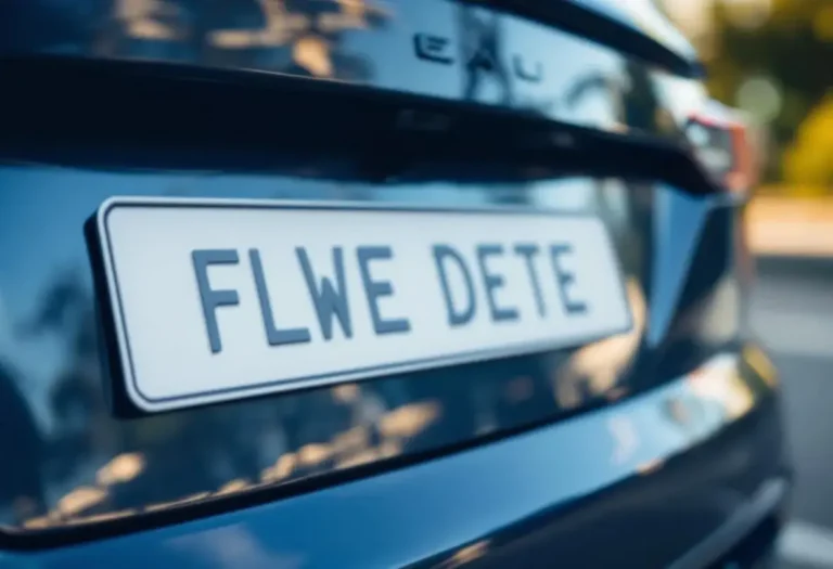 autocollant plaque immatriculation