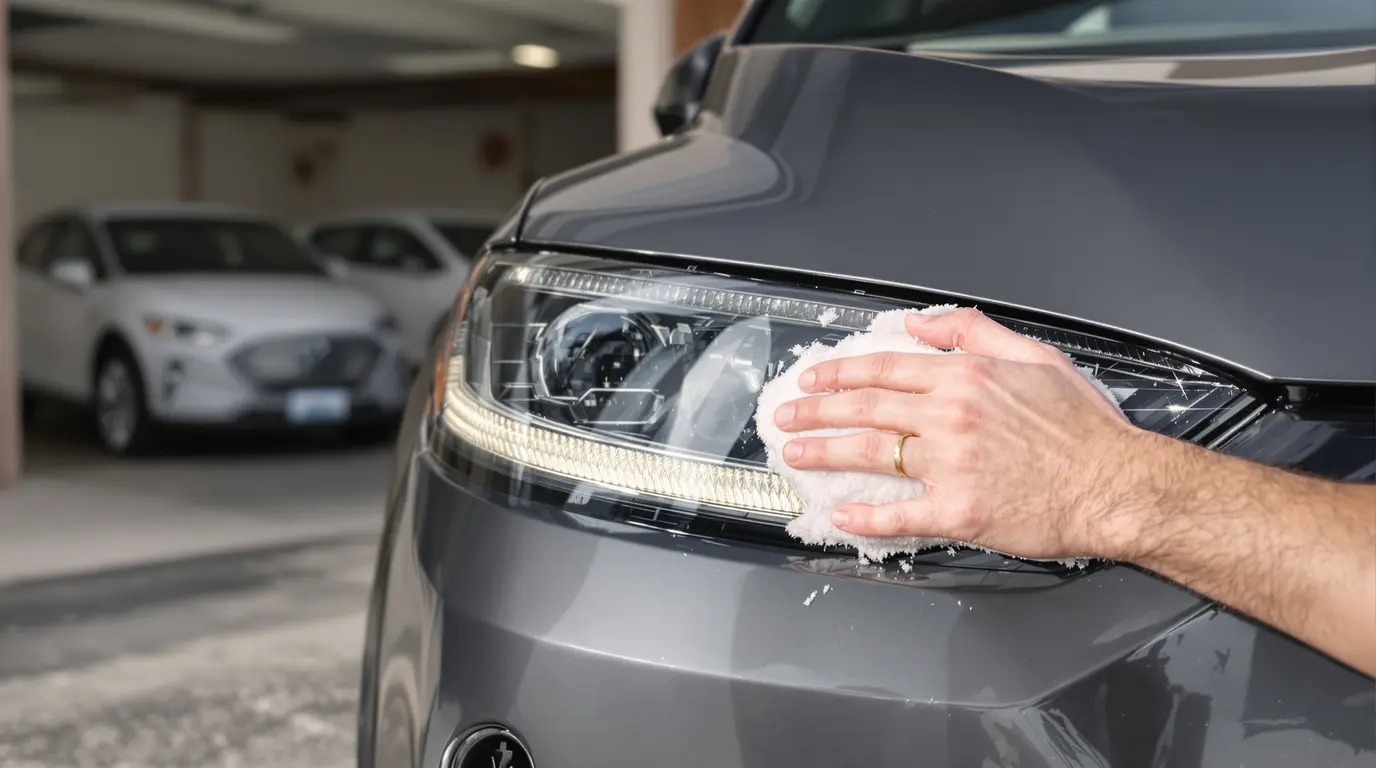 astuce de grand-mère pour nettoyer les phares de voiture