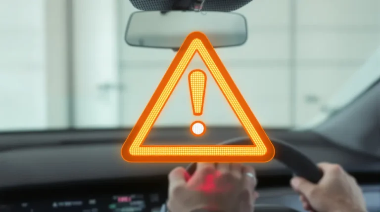 voyant orange point d'exclamation