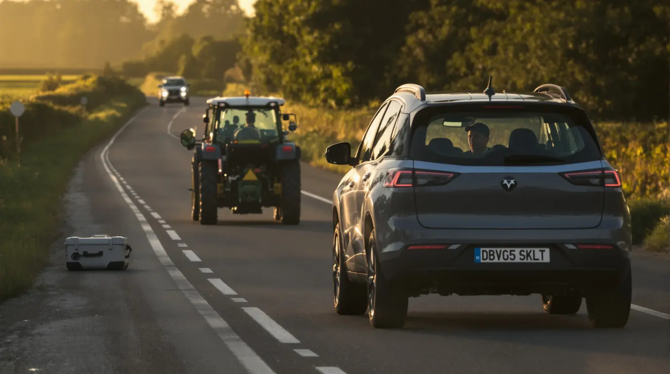 peut-on doubler un tracteur sur une ligne blanche
